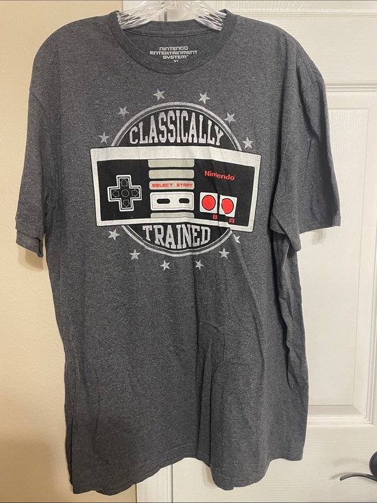 Nintendo Other - Nintendo Entertainment System Size XL Gray Graphic T Shirt